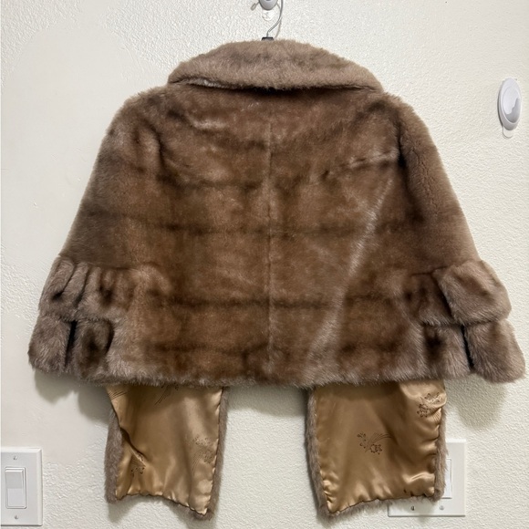 vintage Regina Glenara by Glenoit faux fur shawl - Picture 2 of 7